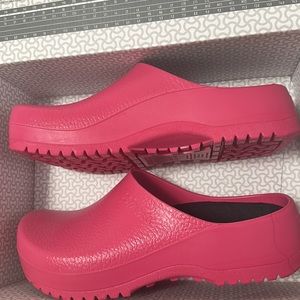 Brand New Birkenstock Super-Birki Clogs in Rasberry Sorbet